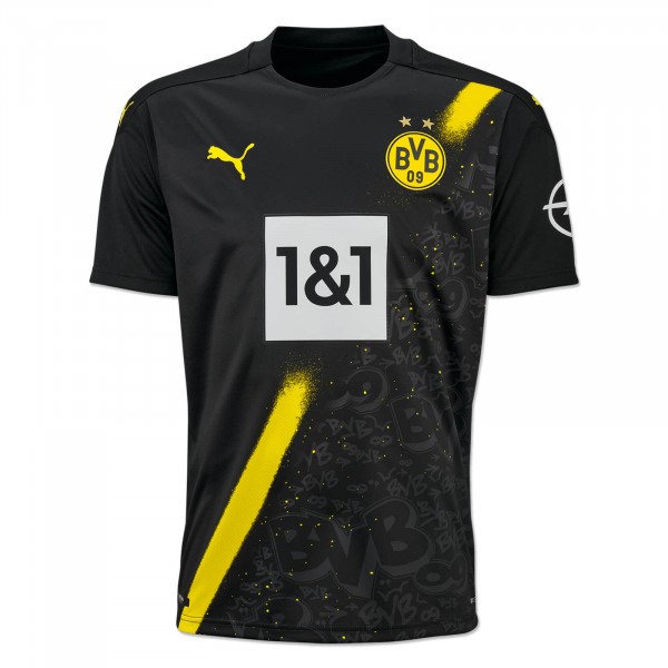 Tailandia Camiseta Borussia Dortmund 2ª 2020-2021 Negro